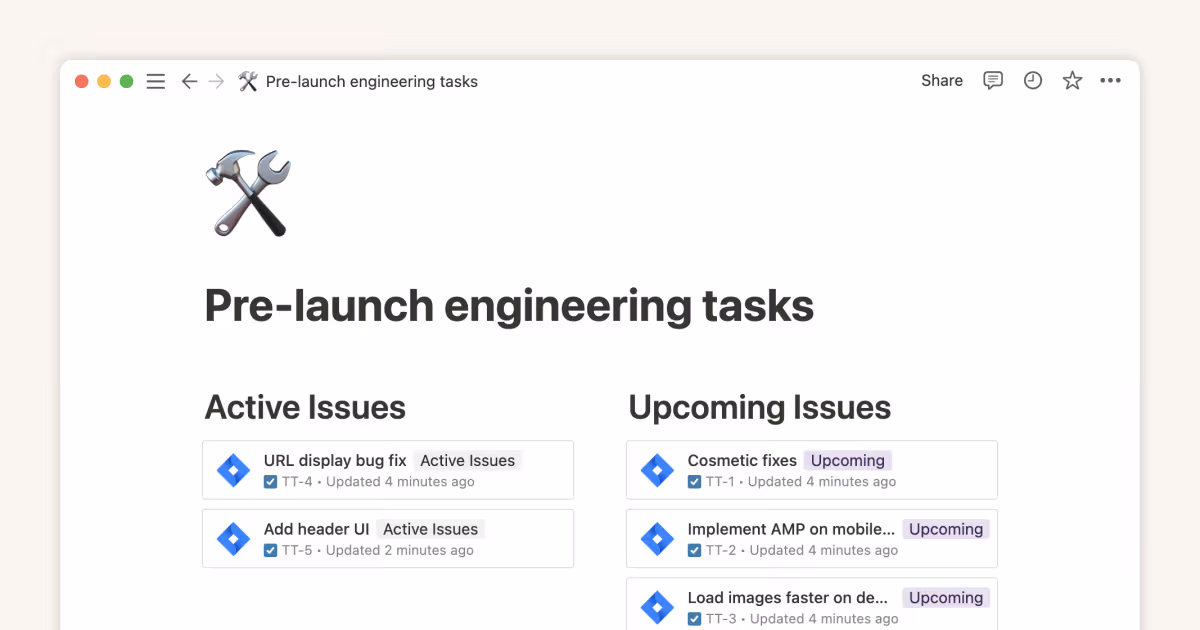 Bring live links into your Notion workspace with link previews