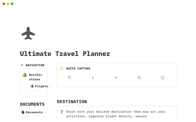 Ultimate Travel Planner