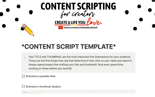 Content Scripting for Creators